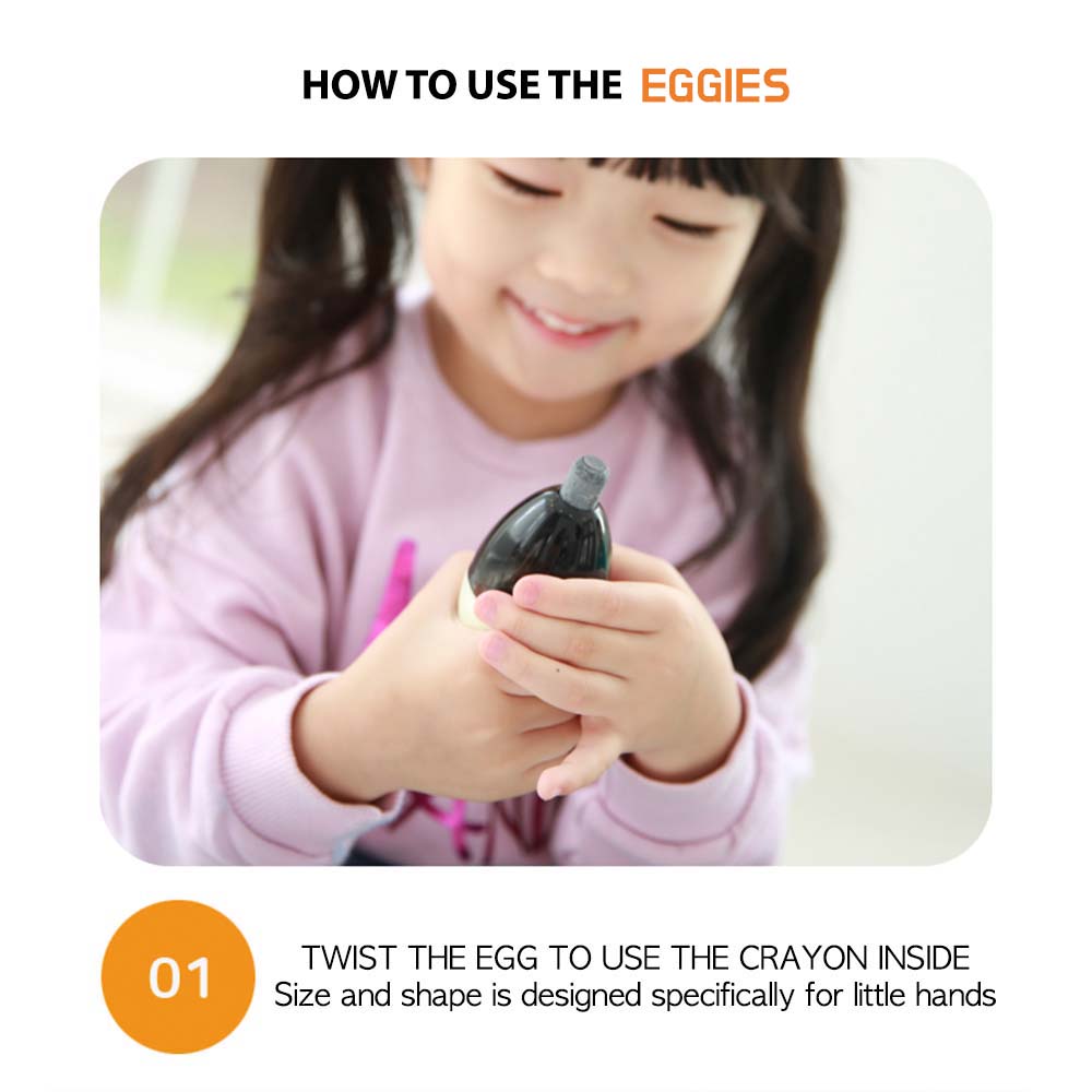EGGIES Toddler Crayons