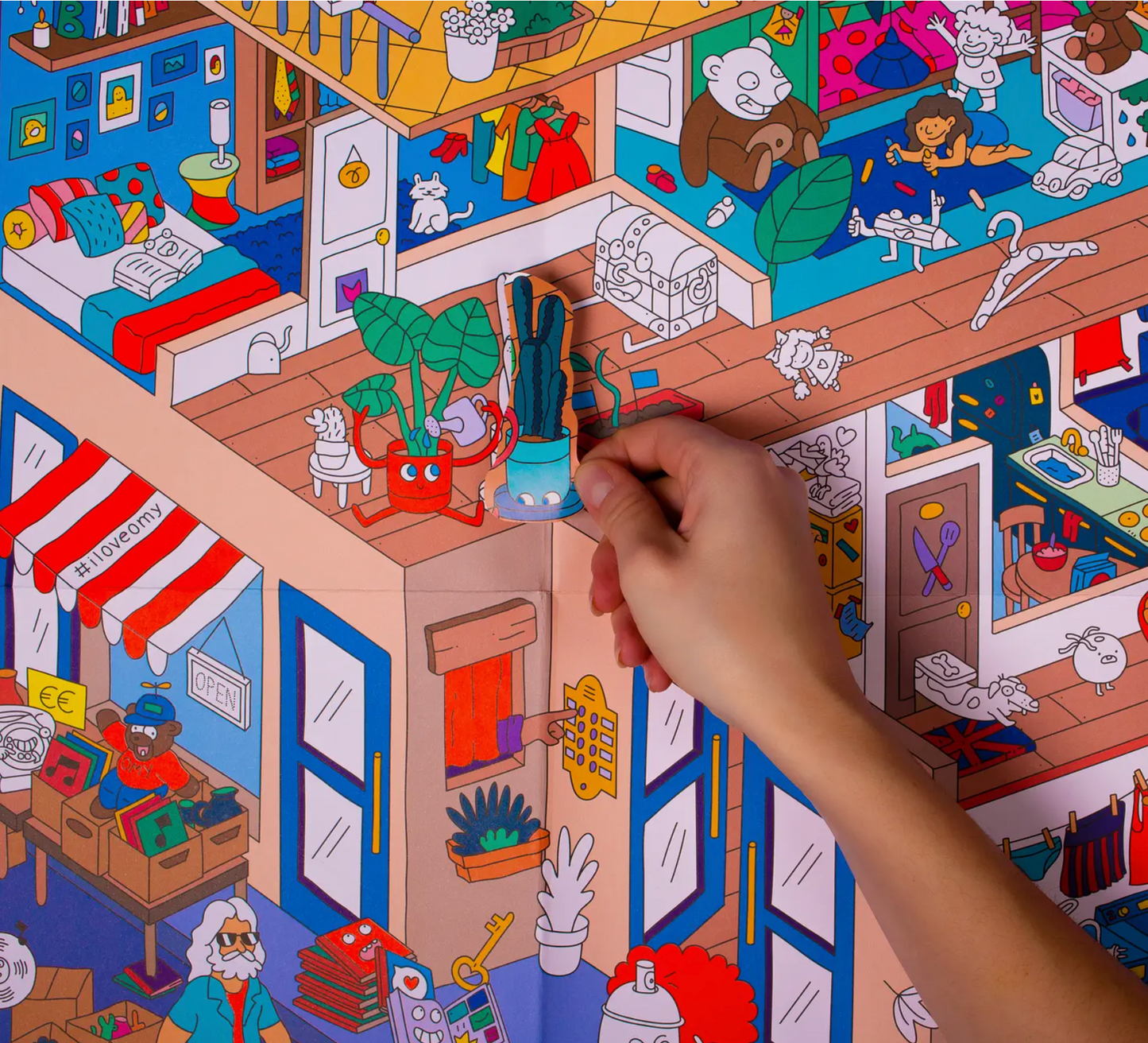 Home Giant Sticker Poster