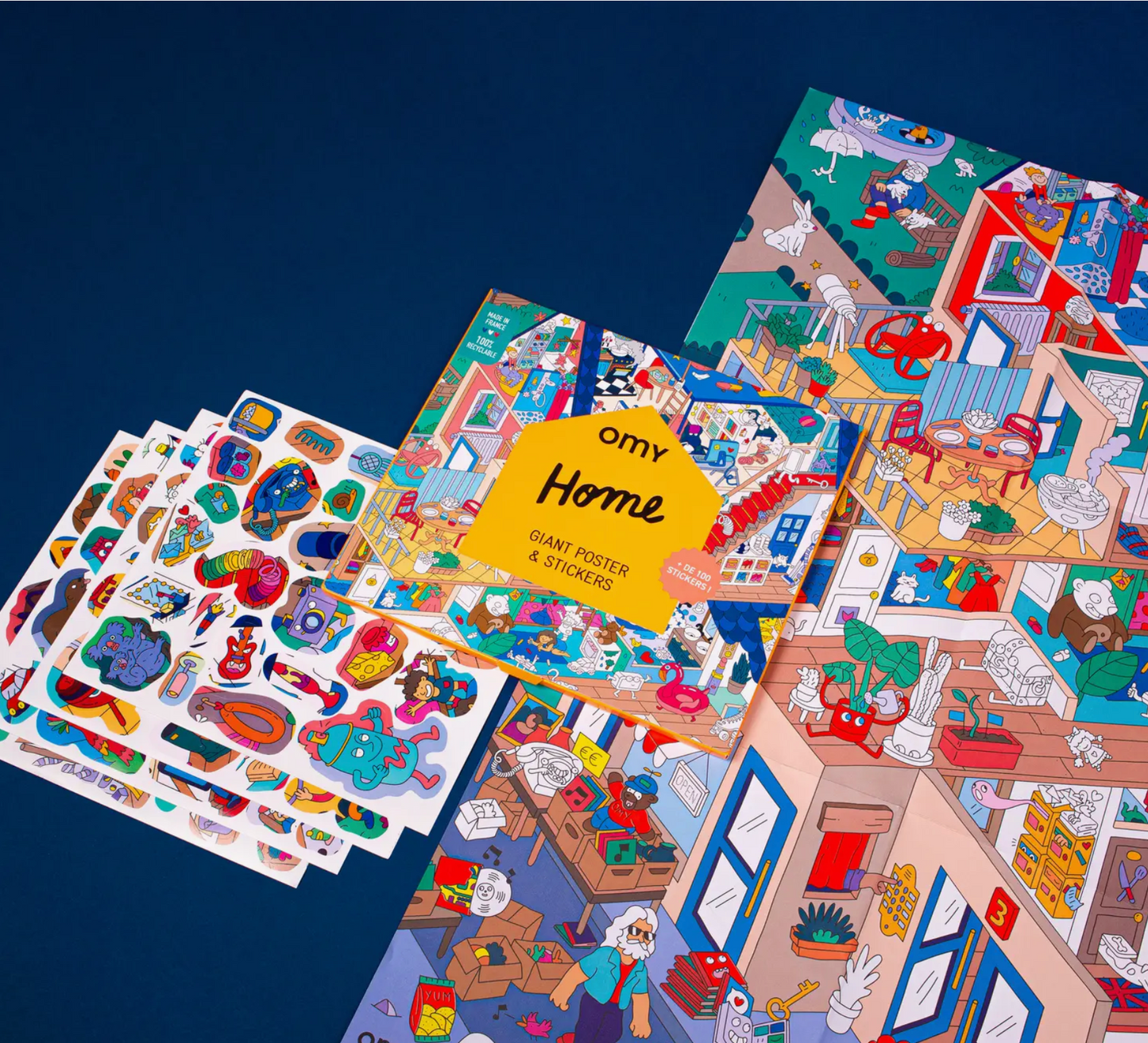 Home Giant Sticker Poster