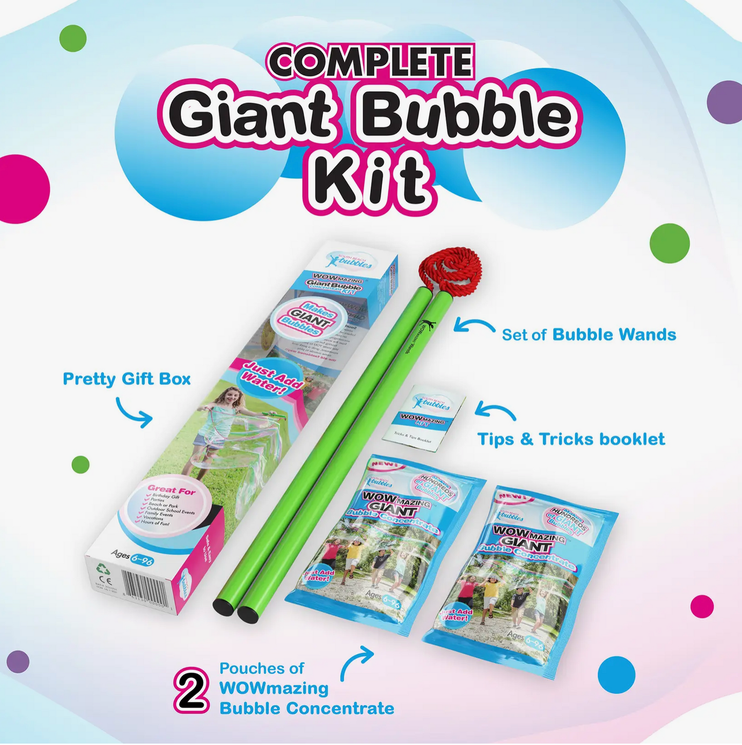 Wowmazing Giant Bubble Kit