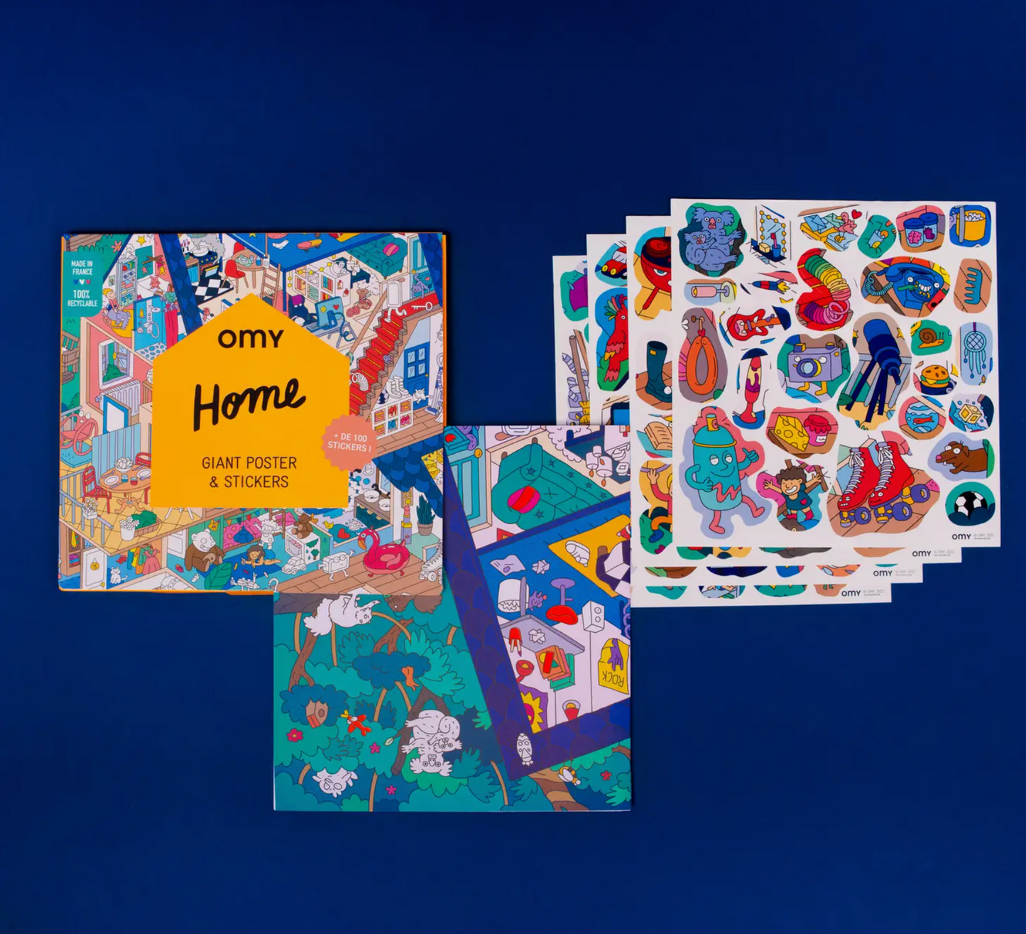 Home Giant Sticker Poster